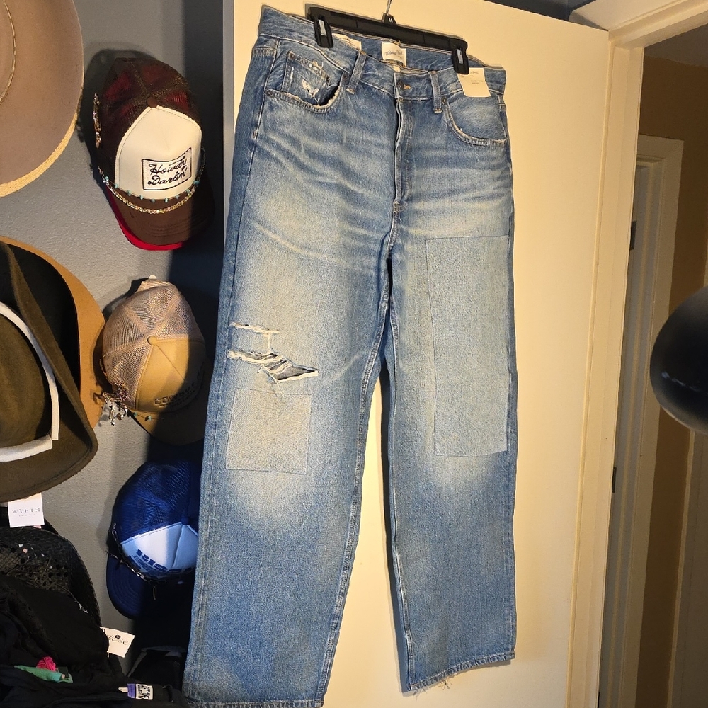 Universal Thread 90s Baggy Patchwork Denim NWT - image 1